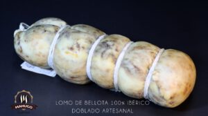 LOMO DE BELLOTA 100% IBÉRICO DOBLADO ARTESANAL EN MANTECA 1kg /Aprox